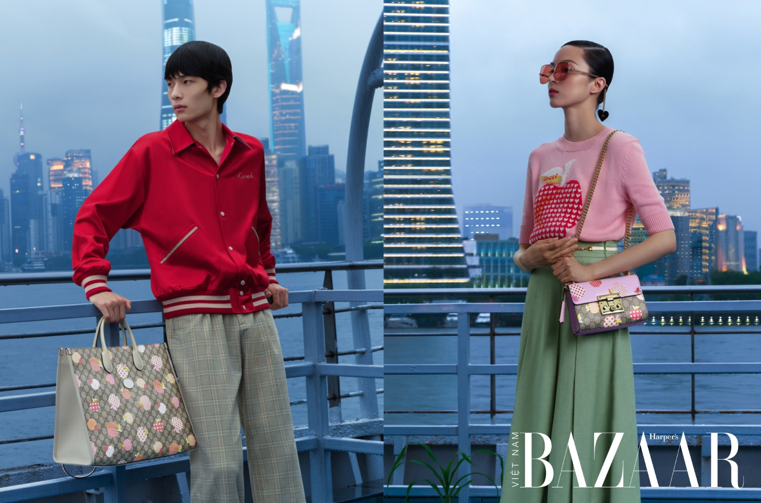 GUCCI LES POMMES: BỘ SƯU TẬP MỪNG LỄ THẤT TỊCH ĐÁNG YÊU VỚI HỌA TIẾT QUẢ TÁO